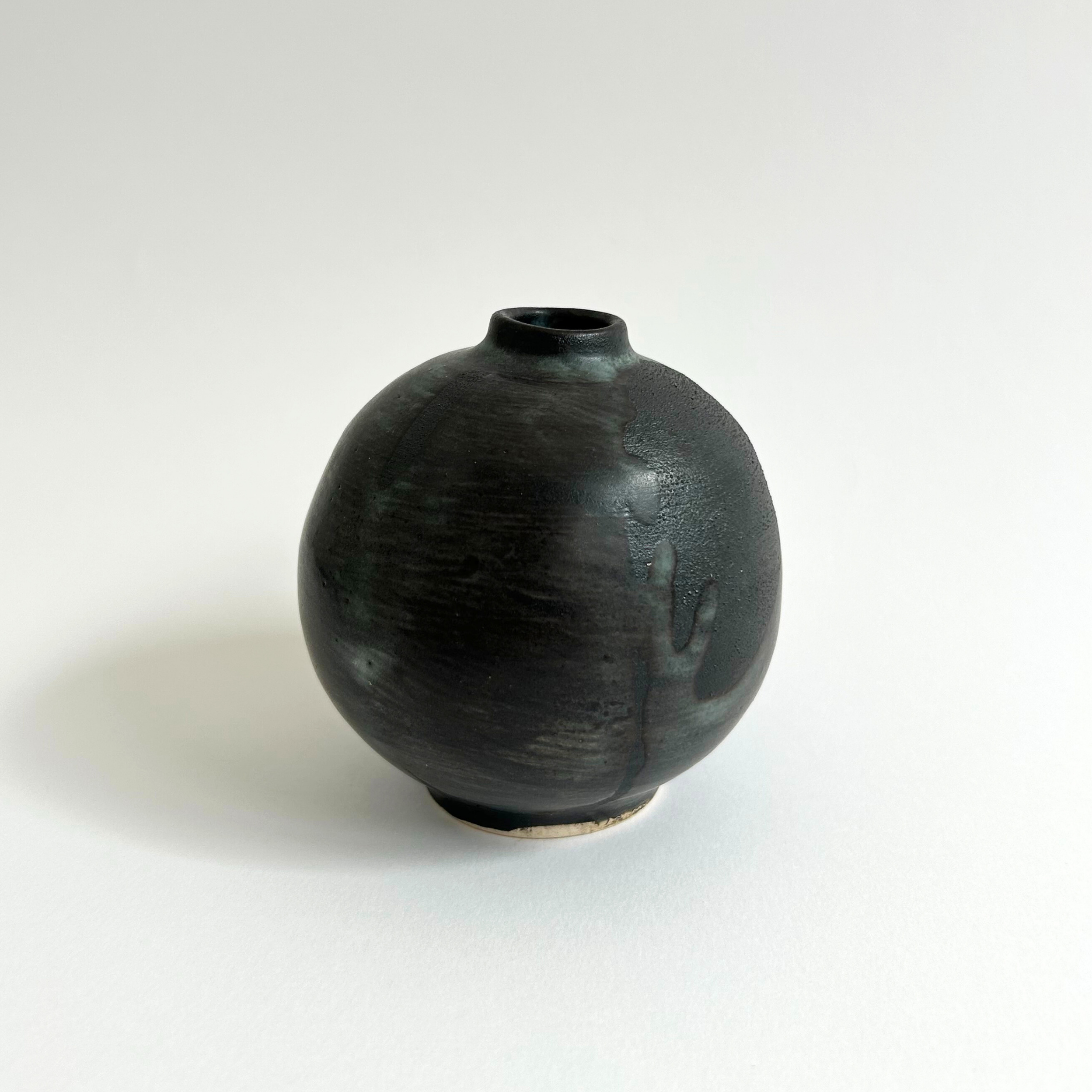 Bud Vase - Black glaze